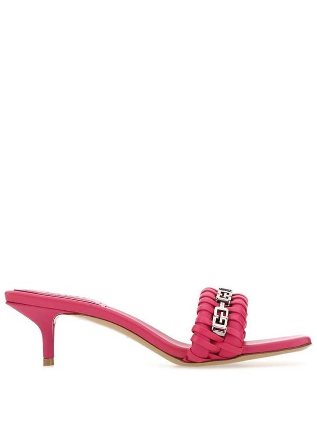 Nappa G logo sandal heels - GIVENCHY - BALAAN 2