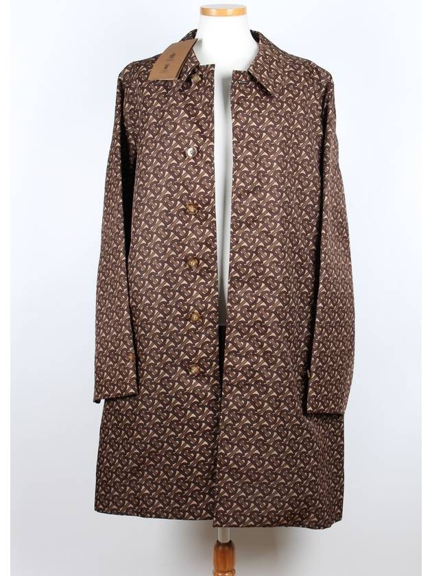 monogram striped coat - BURBERRY - BALAAN 7