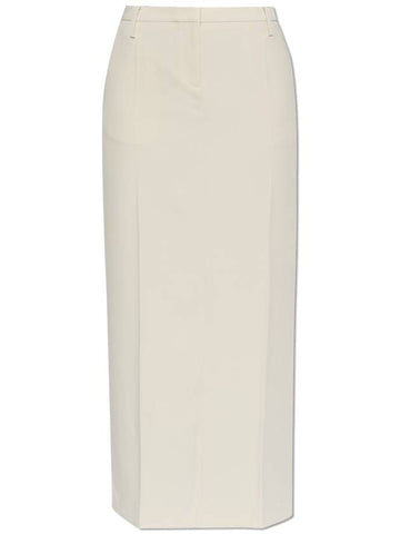 HERSKIND Skirt With Slit, Women's, Cream - BIRGITTE HERSKIND - BALAAN 1