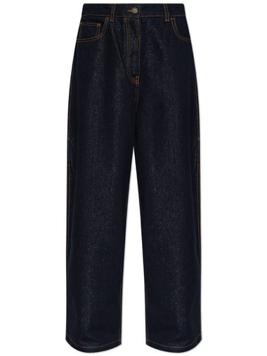 Etro Wide-leg Jeans, Women's, Navy Blue - ETRO - BALAAN 1