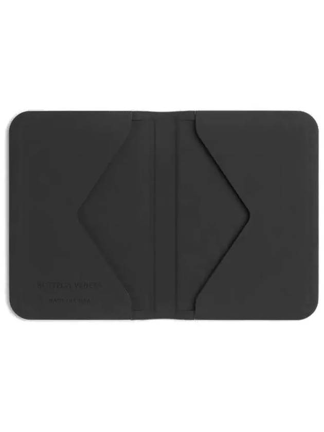 Intrecciato Flap Card Wallet Black - BOTTEGA VENETA - BALAAN 5