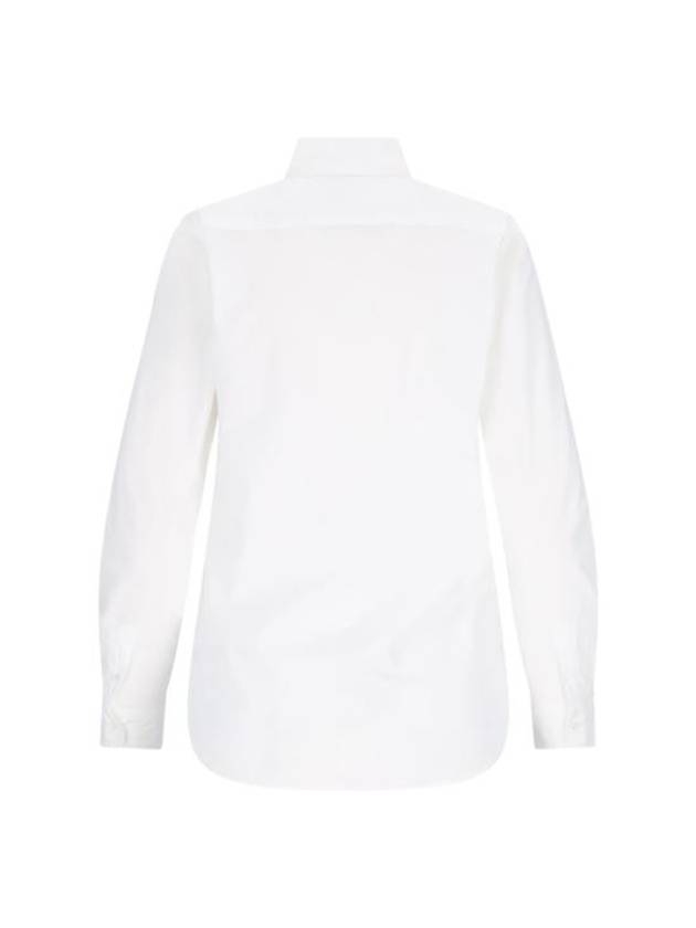 Stretch Slim Fit Long Sleeve Shirt White - POLO RALPH LAUREN - BALAAN 3