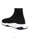 Speed Trainer  High Top Sneakers Black White - BALENCIAGA - BALAAN 6