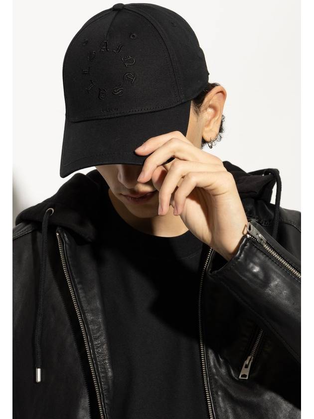 AllSaints Cap Gothic Underground Logo, Men's, Black - ALLSAINTS - BALAAN 2