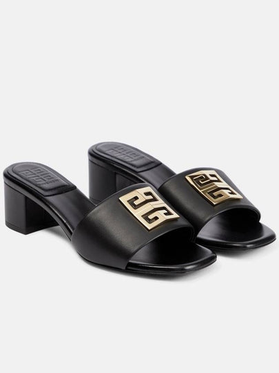 4G Leather Mules Black - GIVENCHY - BALAAN 2