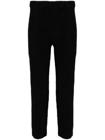 Homme Pliss Issey Miyake Training Jogger Pants 746104 Black - ISSEY MIYAKE - BALAAN 1