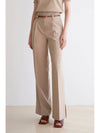 One Button Slit Wide Pants - ILROZE - BALAAN 8