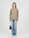 Modal Cable Collar Knit Oatmeal - CHANCE'S NOI - BALAAN 6