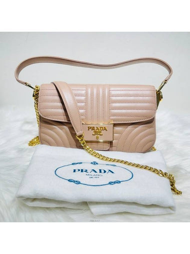 1BD223 Diagram Quilted Tote Bag Shoulder - PRADA - BALAAN 1