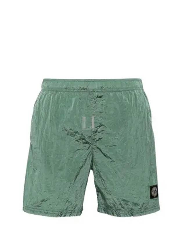 Nylon Metal Swimming Trunk Shorts Green - STONE ISLAND - BALAAN 2