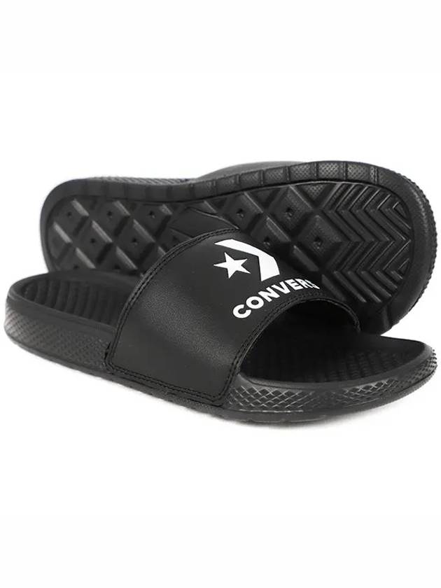 All Star Logo Slippers Black - CONVERSE - BALAAN 3