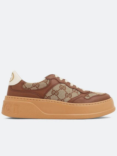 Original GG Low Top Sneakers Brown - GUCCI - BALAAN 2