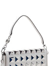 Women's Studded Leather Shoulder Bag White - MICHAEL KORS - BALAAN 9