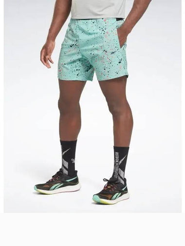 TS STRENGTH AOP Shorts 2 0 Light Green HI0520 - REEBOK - BALAAN 1