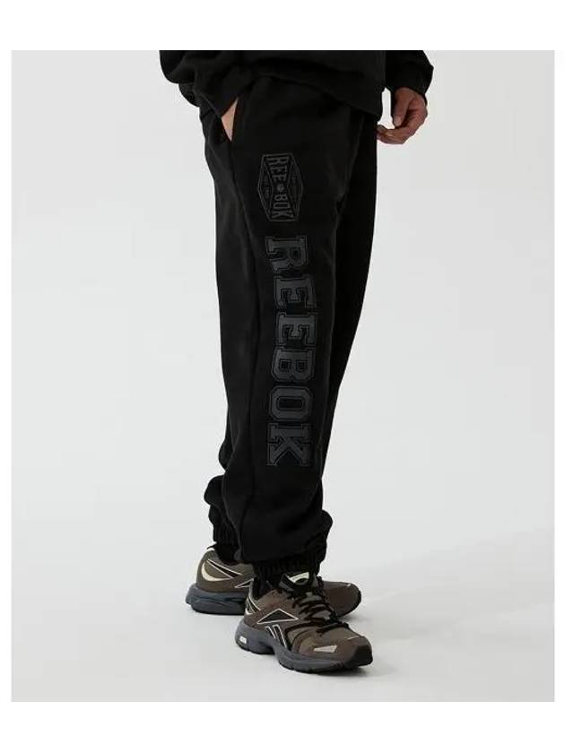 Pump Brushed Sweat Jogger Pants Black - REEBOK - BALAAN 1