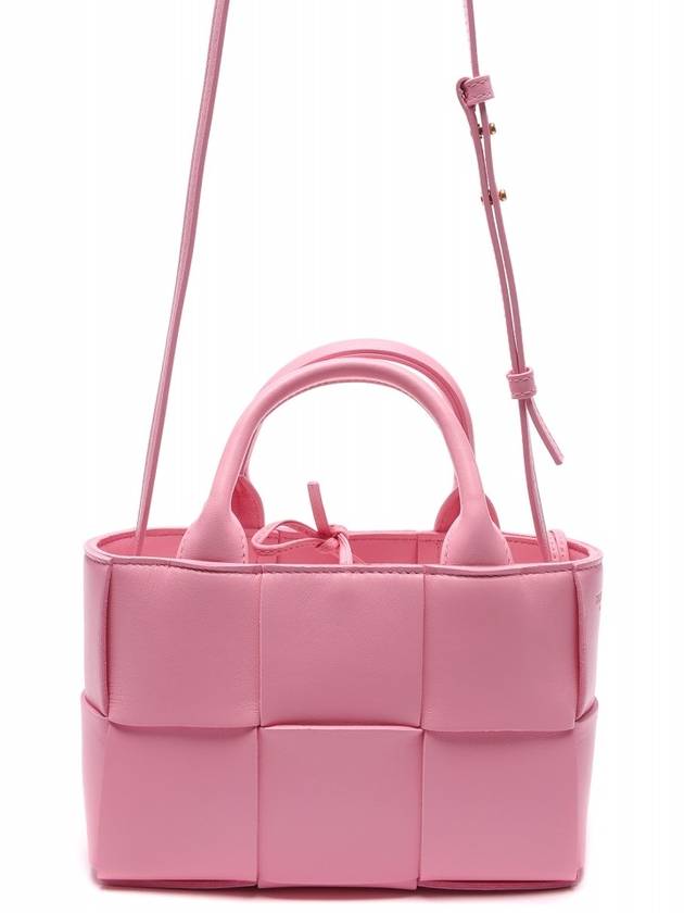 Candy Acro Intrecciato Tote Bag Pink - BOTTEGA VENETA - BALAAN 5