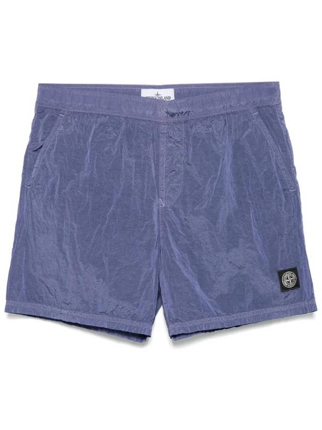 Nylon Metal Econyl Swim Shorts Blue - STONE ISLAND - BALAAN 1