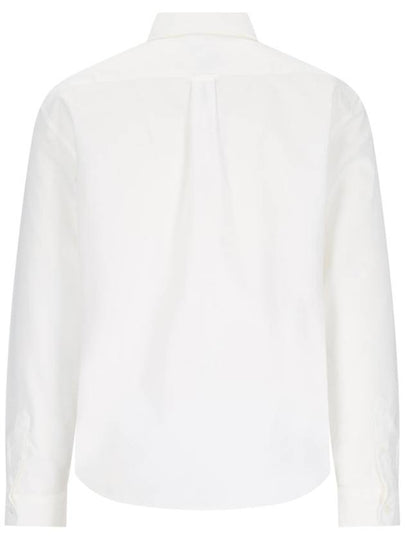 Mini Fox Head Classic BD Long Sleeve Shirt White - MAISON KITSUNE - BALAAN 2