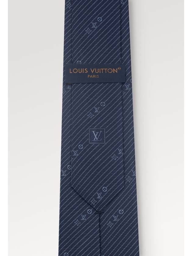 Monogram Diagonal Tie Navy - LOUIS VUITTON - BALAAN 5