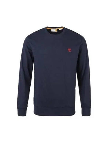 Oyster loopback sweatshirt navy TB0A276N4331 - TIMBERLAND - BALAAN 1