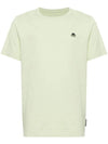 Satellite Logo Detail Crew Neck Short Sleeve T-Shirt Light Green - MOOSE KNUCKLES - BALAAN 1