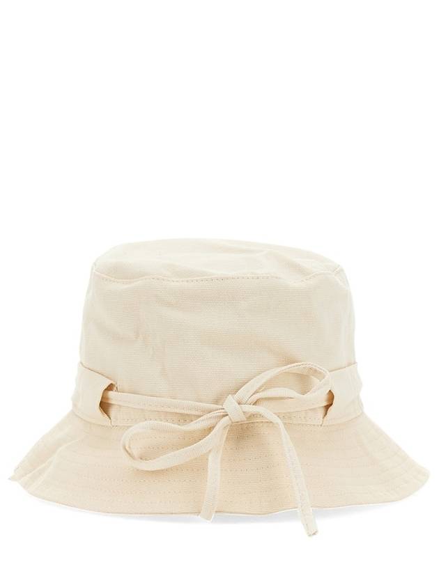 Le bob Gadjo Bucket Hat Offwhite - JACQUEMUS - BALAAN 3