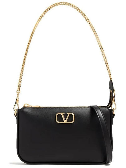 V Logo Signature Mini Shoulder Bag Black - VALENTINO - BALAAN 2