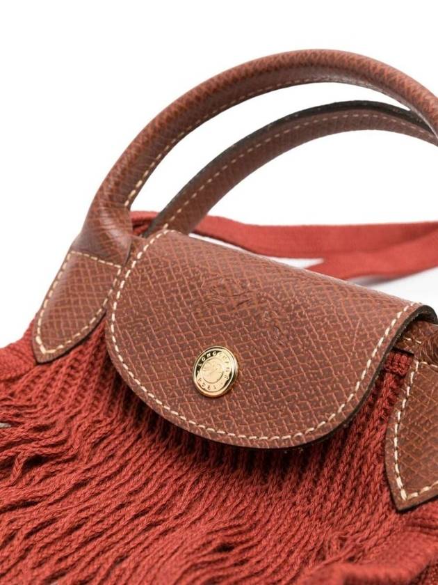 Le Pliage Top Handle Shoulder Bag Red - LONGCHAMP - BALAAN 4