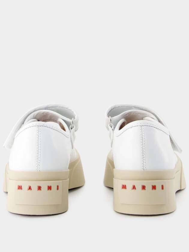 Mary Jane Sneakers - Marni - Leather - White - MARNI - BALAAN 3