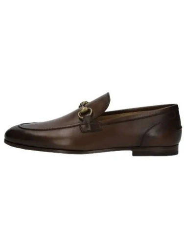 Jordan leather loafers brown - GUCCI - BALAAN 1