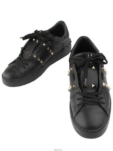 Rockstud Untitled Hidden Open Sneakers 37 5 - VALENTINO - BALAAN 1