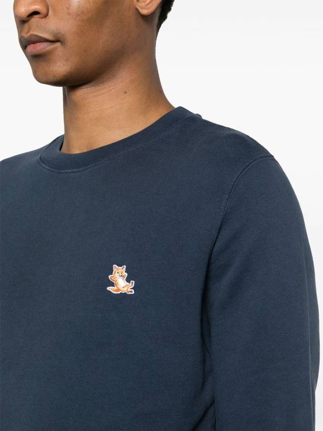 Fox Head Patch Regular Sweatshirt Midnight Blue - MAISON KITSUNE - BALAAN 6