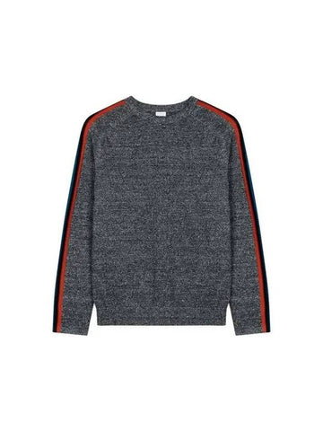 Side stripe raglan knit dark navy 271974 - PAUL SMITH - BALAAN 1