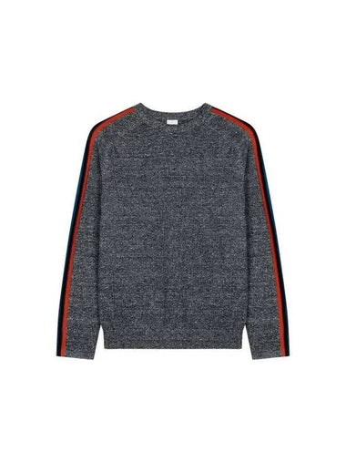 Side stripe raglan knit dark navy 271974 - PAUL SMITH - BALAAN 1