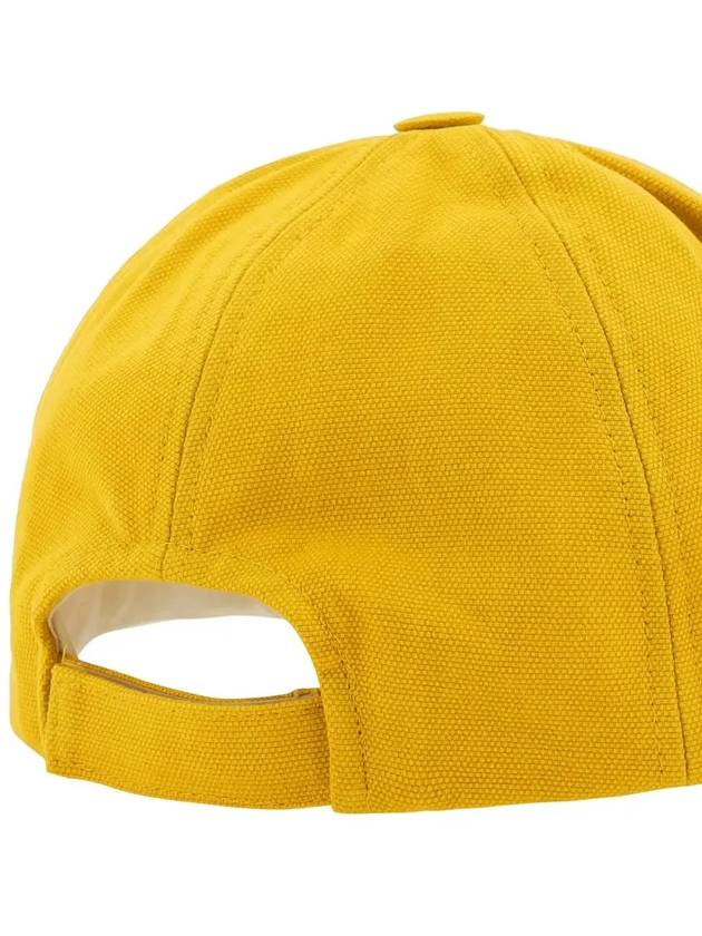 Tyron Logo Cotton Ball Cap Yellow - ISABEL MARANT - BALAAN 5