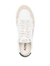 Medalist Leather Low-Top Sneakers Green White - AUTRY - BALAAN 8