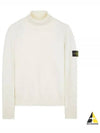 Men's Logo Patch Turtleneck White - STONE ISLAND - BALAAN 2