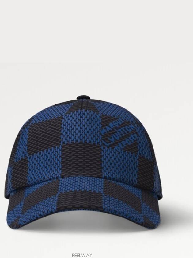 Damier Pop Ball Cap Blue - LOUIS VUITTON - BALAAN 3