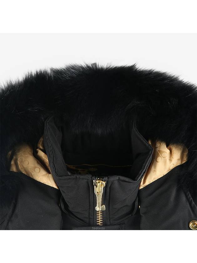 Stage Lake Parka Black Fox Fur Black - MOOSE KNUCKLES - BALAAN 9