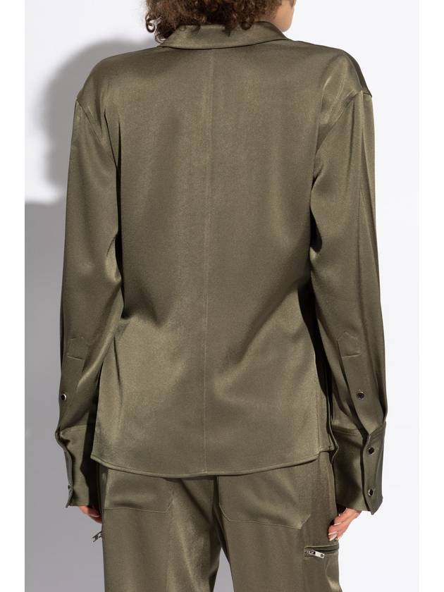 Helmut Lang Loose-fit Shirt, Women's, Green - HELMUT LANG - BALAAN 4