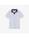 Women's Sammy Short Sleeve Polo Shirt Cloud White - J.LINDEBERG - BALAAN 3