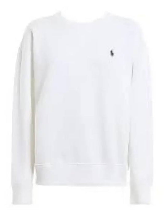 Savings W Fleece Pullover White - POLO RALPH LAUREN - BALAAN 1