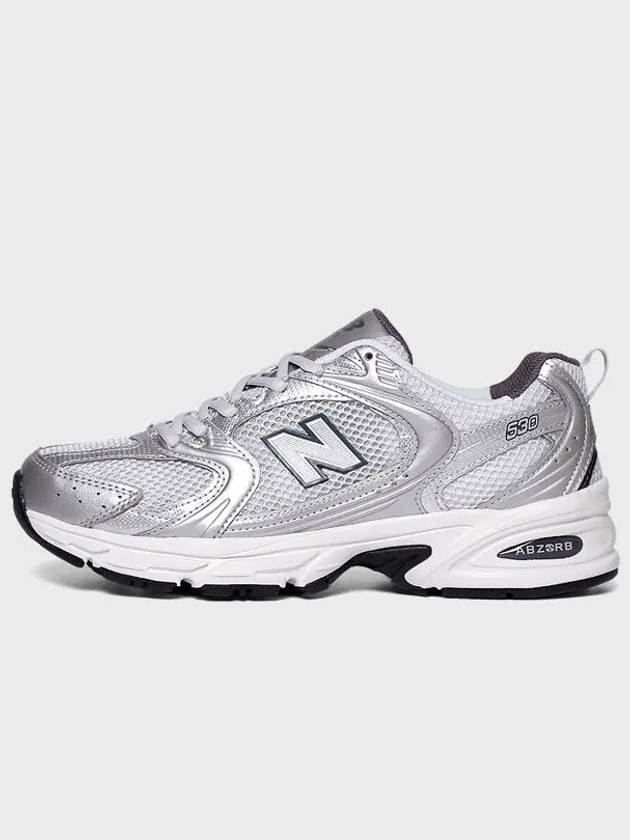 530 Metallic Low Top Sneakers Grey Matter - NEW BALANCE - BALAAN 3