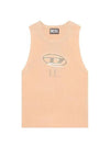 M Onerva Logo Plaque Cut Out Sleeveless Pink - DIESEL - BALAAN 2