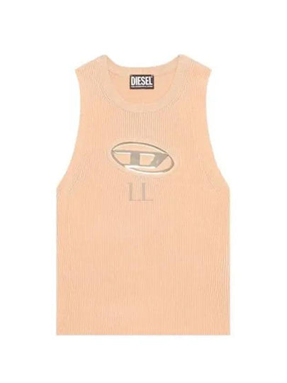 M Onerva Logo Plaque Cut Out Sleeveless Pink - DIESEL - BALAAN 2