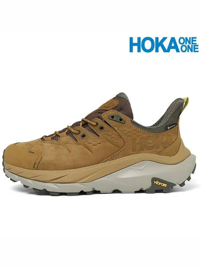 Kaha 2 Low Low Top Sneakers Brown Beige - HOKA ONE ONE - BALAAN 2