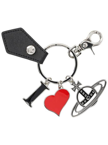 Vivienne Westwood I Love Orb Keyring - VIVIENNE WESTWOOD - BALAAN 1