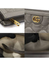 723780 Gray GG Matelasse Leather Gold Pouch Clutch - GUCCI - BALAAN 7