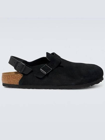 Tokyo Suede Sandals Black - BIRKENSTOCK - BALAAN 2