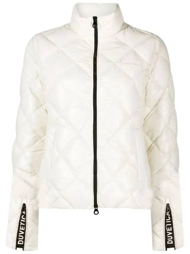 Women s Sora Diamond Quilted Heavy Short Down Jacket VDDJ95435 BGL - DUVETICA - BALAAN 2